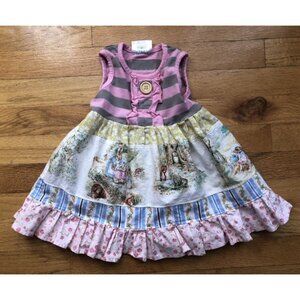 Momi Boutique 12M Peter Rabbit Bunny Tank Dress